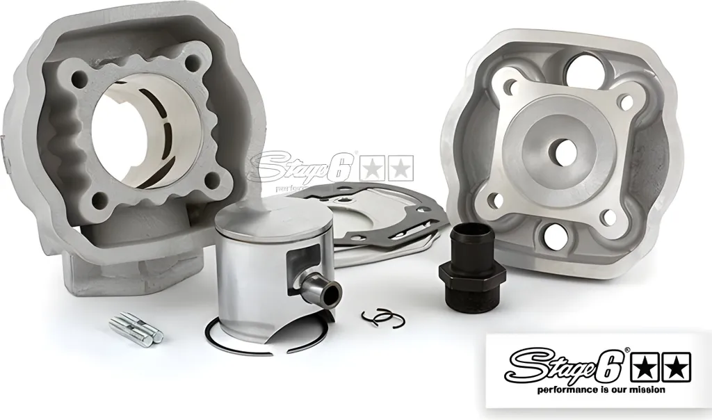 Kit Stage6 88cc Big Racing Derbi E3 course 45mm : Puissance et Couple