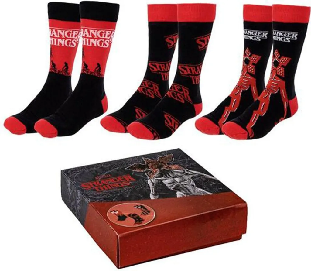 Chaussettes Stranger Things pour adulte, idéal pour les fans de série