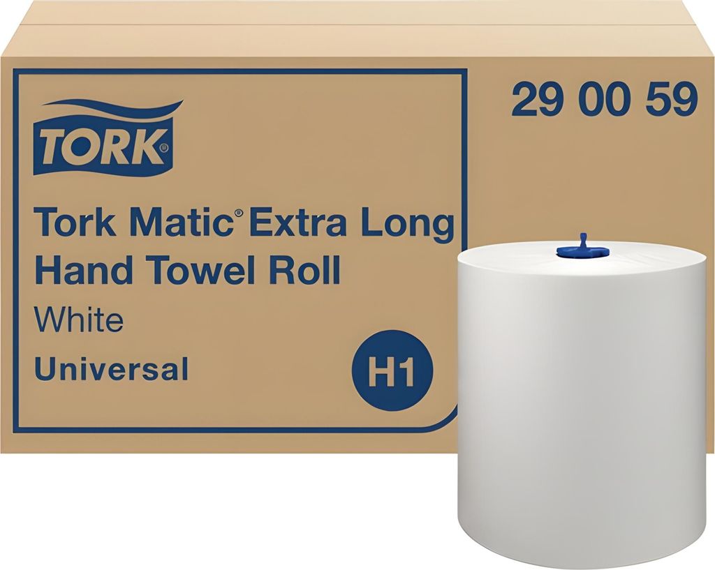 6x Tork handdoekrol Matic H1, 290059, 280 meter, Productafbeelding 