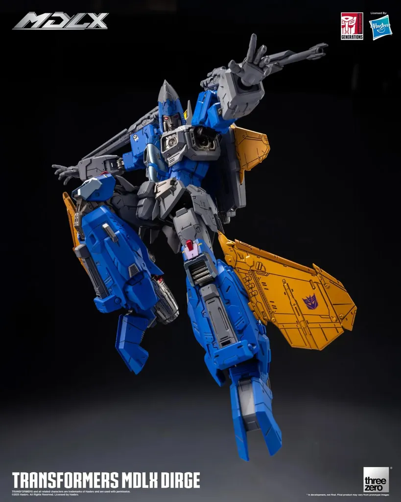 Figurine Transformers MDLX Dirge 20 cm articulée haute précision - 4
