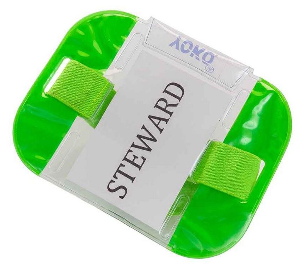 Yoko - Ausweis Armband, Reflektierend LT4539 (Einheitsgröße) (Fluoreszierendes Grün)