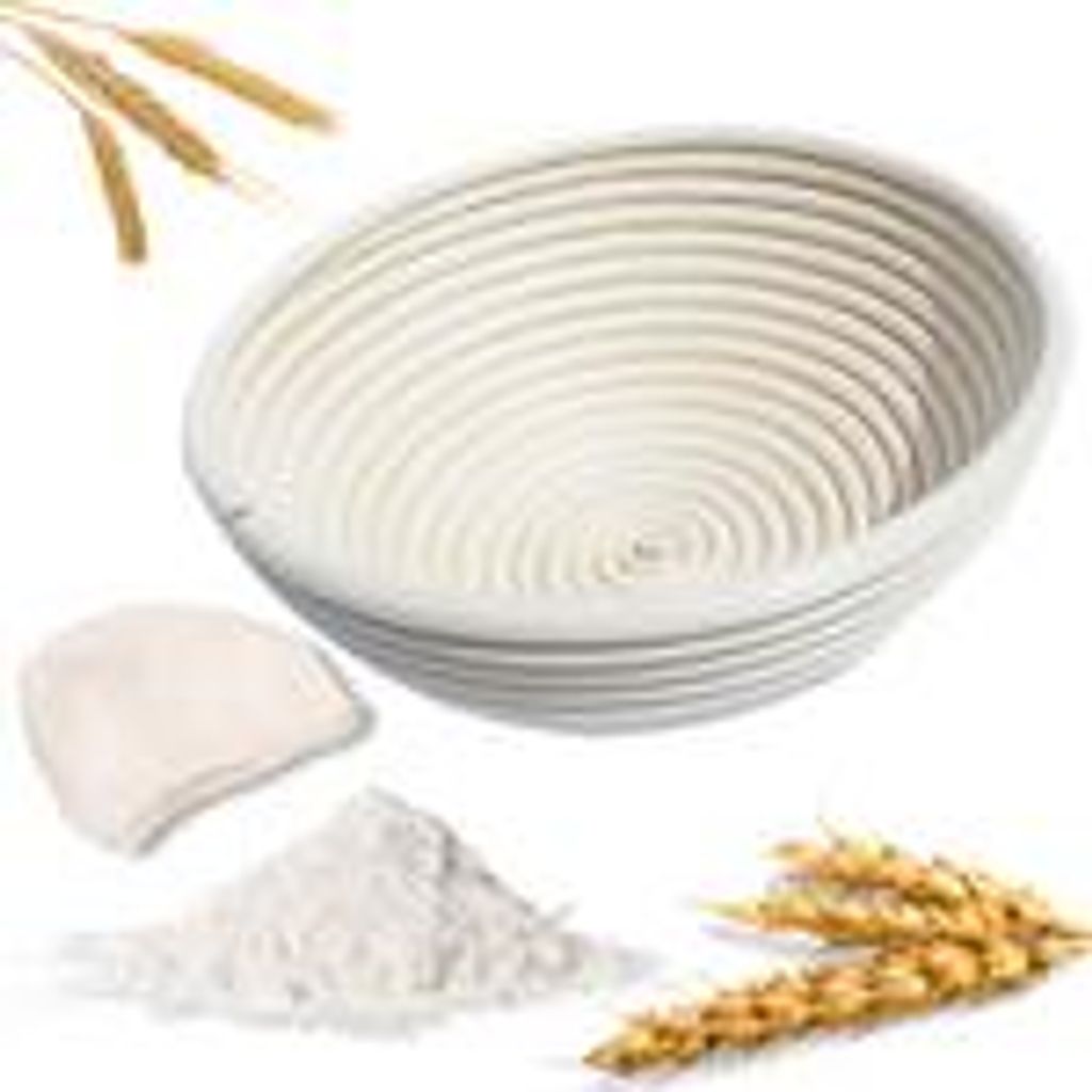 LAYBA Gärkorb rund 1 Stück aus Rattan, Banneton Brotkorb Produktbild 