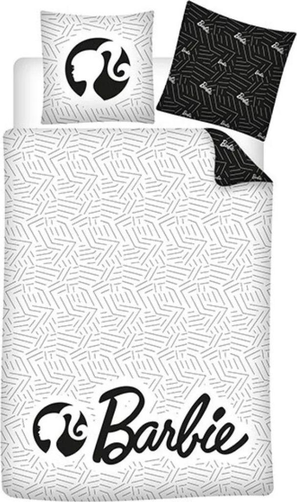 Barbie Kinder Bettwäsche Mikrofaser 2tlg Set 135/140x200 63x63 – Weiß