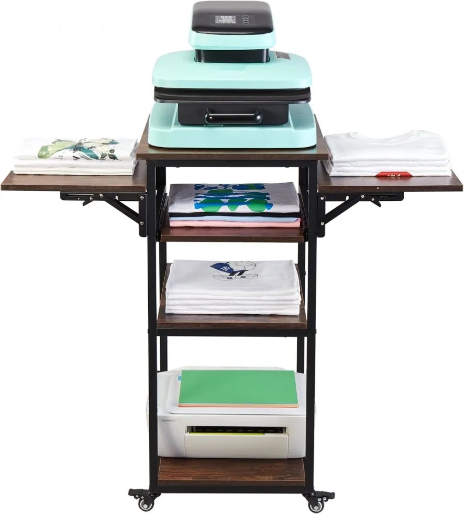 Gagnez de la place : Table de pressage à chaud 4 niveaux pour textile
