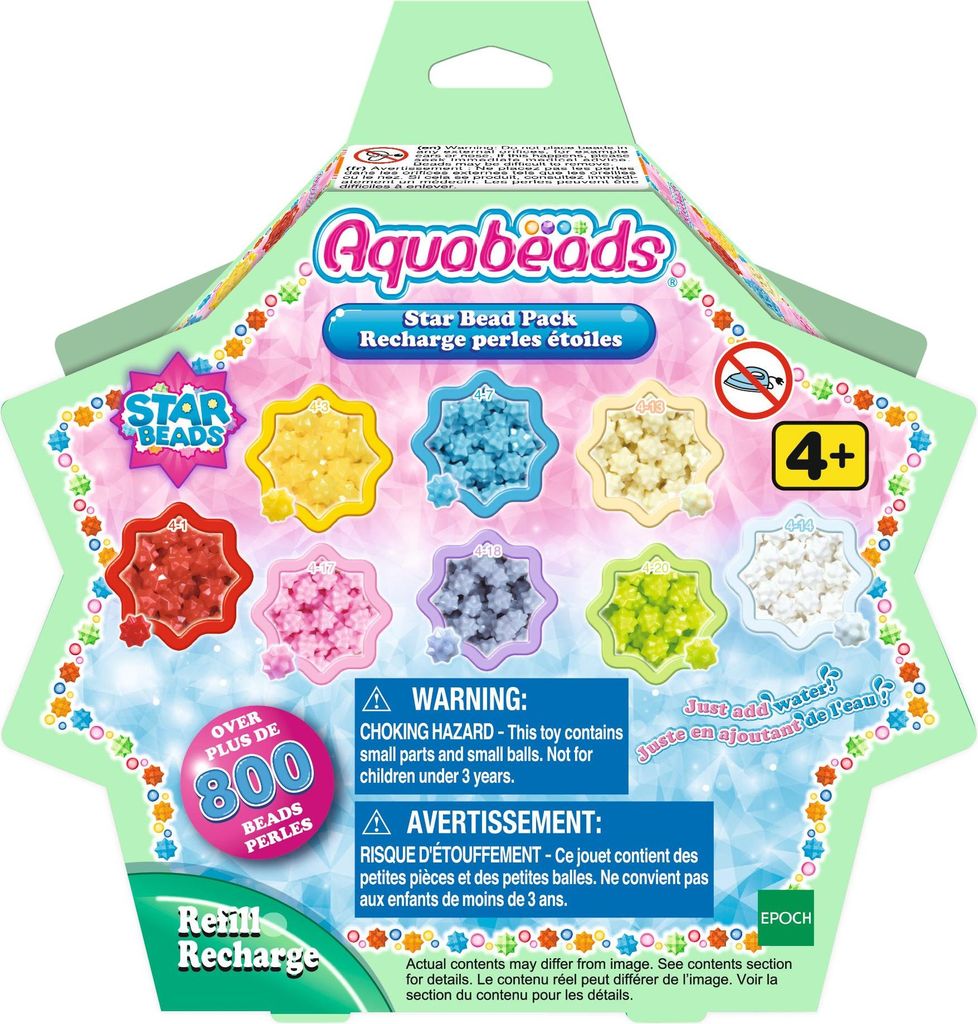 Aquabeads 31603 Sternperlen 800 Stück Aquabeads