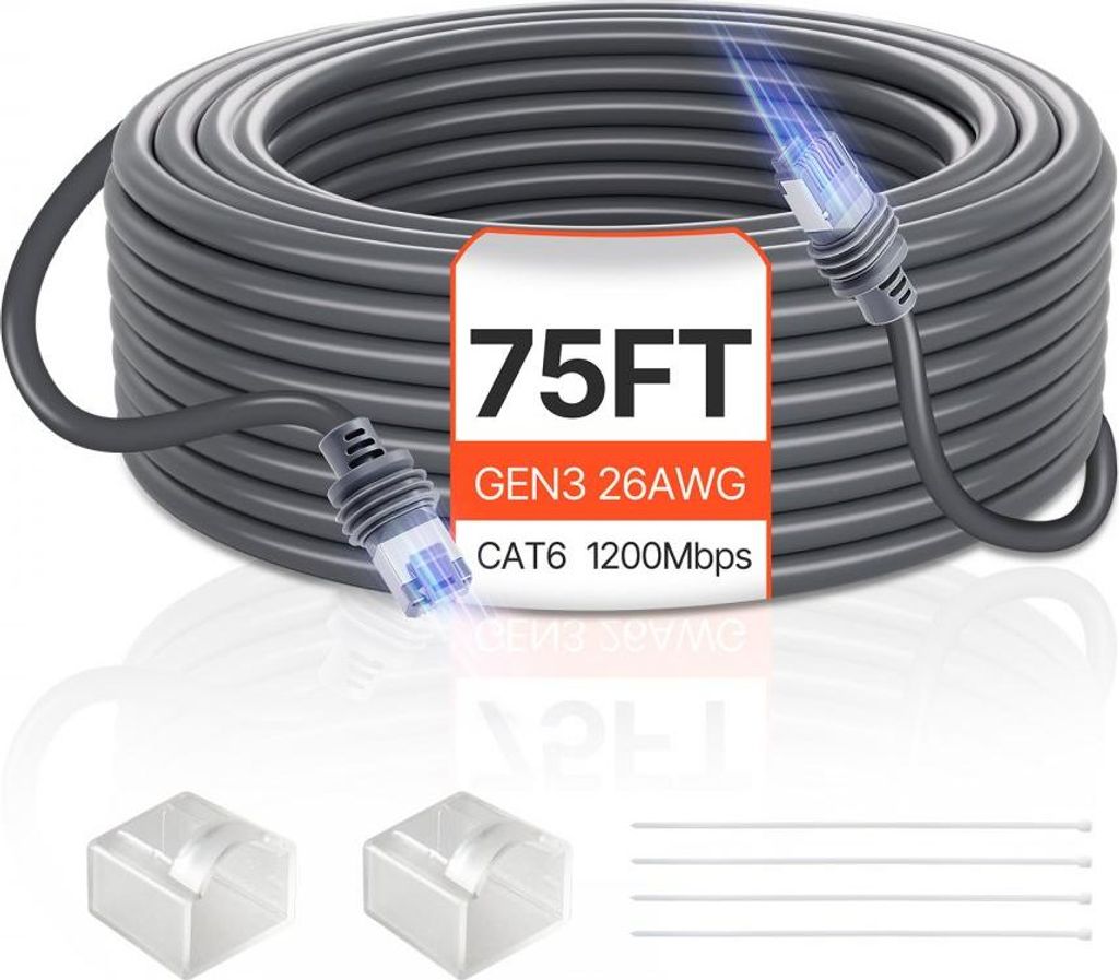 Starlink Satellit Verlängerungskabel Gen 3 V3 - Standardkabel 22,86m 26AWG