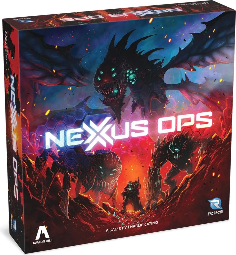 Nexus Ops Jeu de Combat Tactique avec Figurines Fluorescentes Uniques