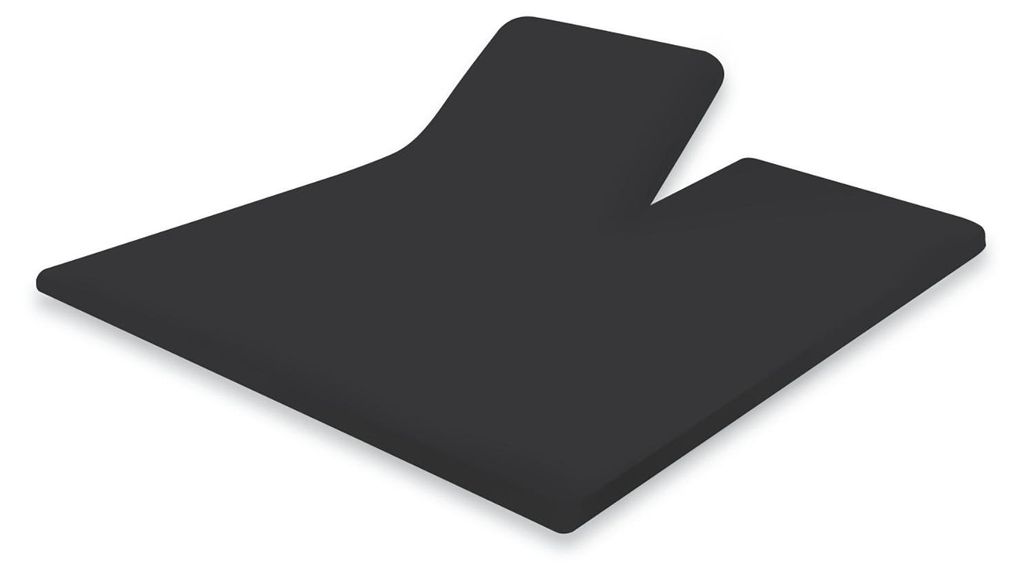 Eleganzzz Split-Topper-Spannbetttuch Perkal – Anthrazit  – Produktbild 