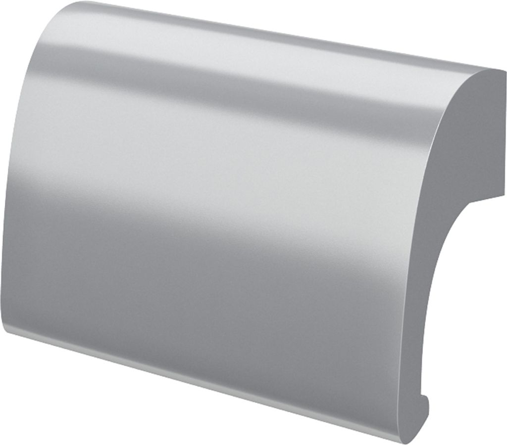 Balkontürgriff Ziehgriff Aluminium Terrassentürgriff Deluxe Türgriff hochwertig Silber eloxiert