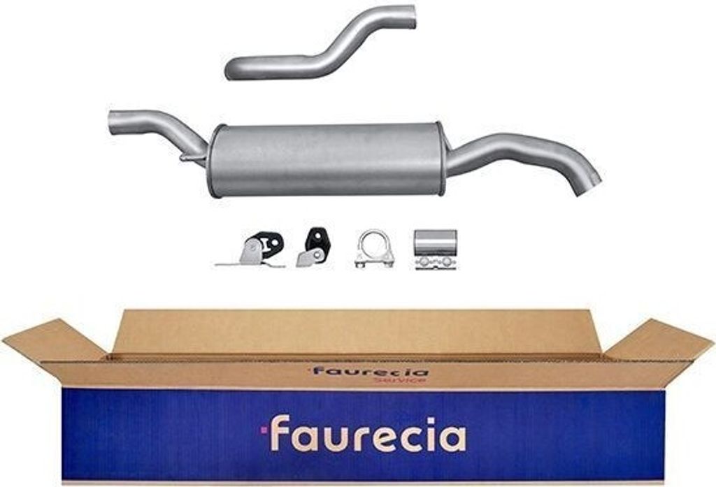 HELLA 8LD 366 035-251 Endschalldämpfer für VW Polo Classic Produktbild 