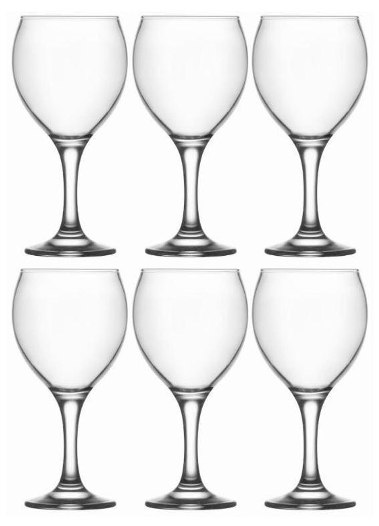Sklenice LAV Misket, sklenena, na vino, 365 ml, 75x177 mm, Obrázek produktu 