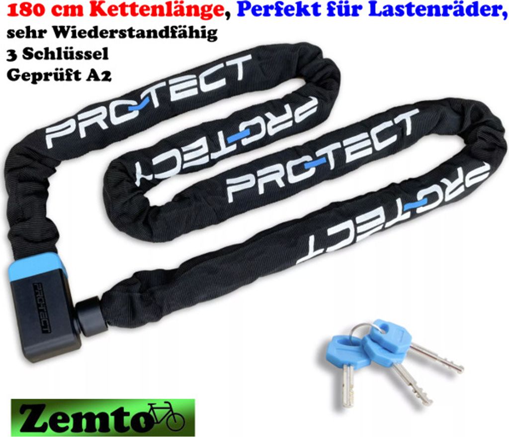 Kettenschloss Lastenfahrrad Cubic ART 2
