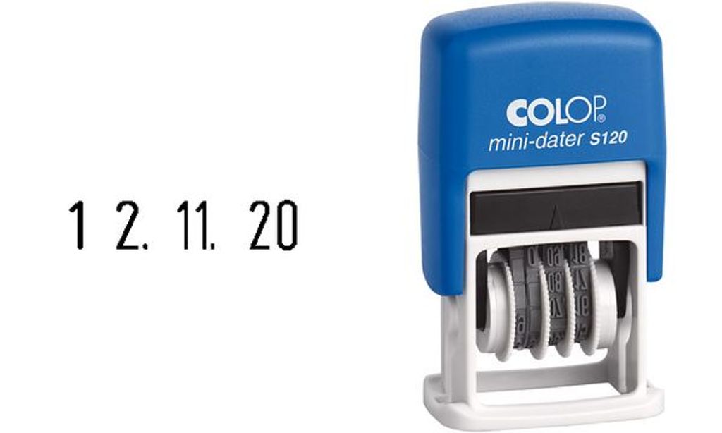 COLOP Datumstempel Mini Dater S120 SD, Monate in Zahlen Produktbild 
