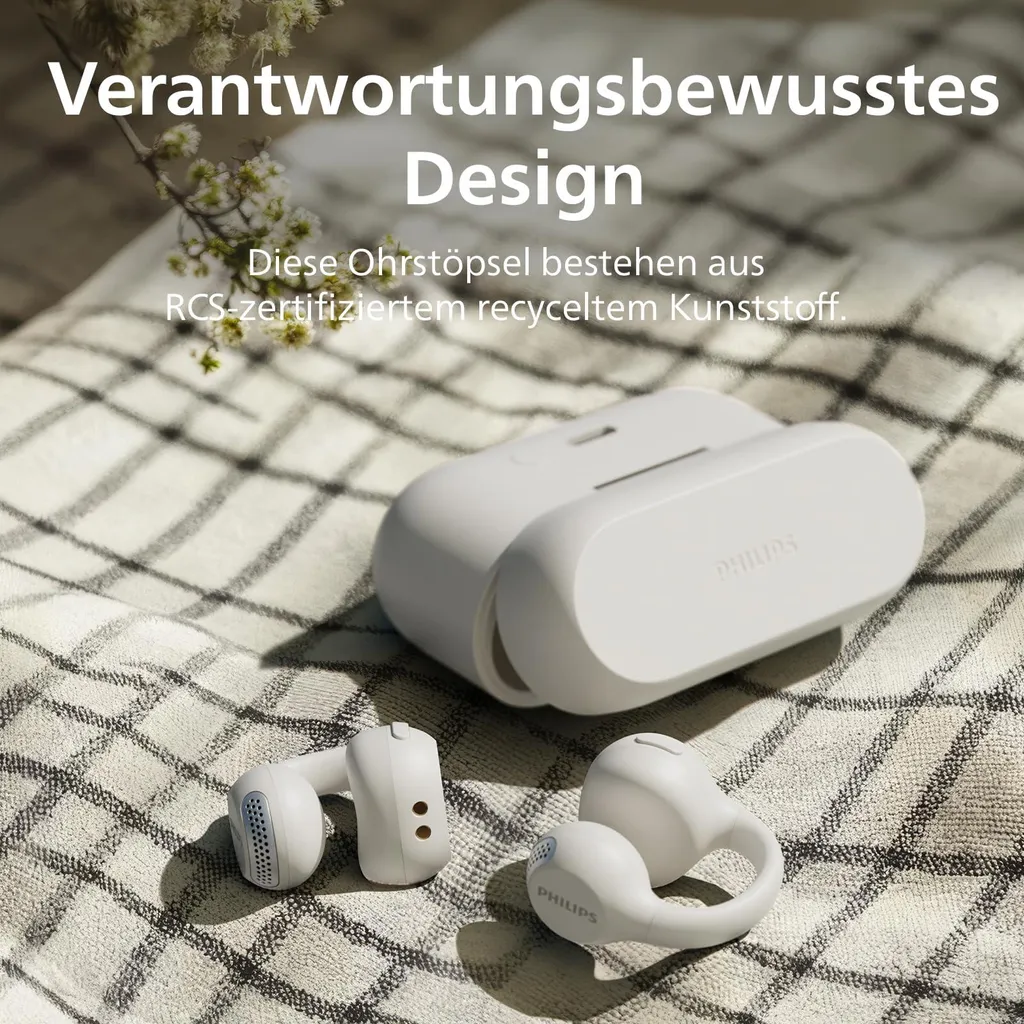 Oreillettes Philips TAQ2000WT sans fil : fini les câbles emmêlés en blanc - 10