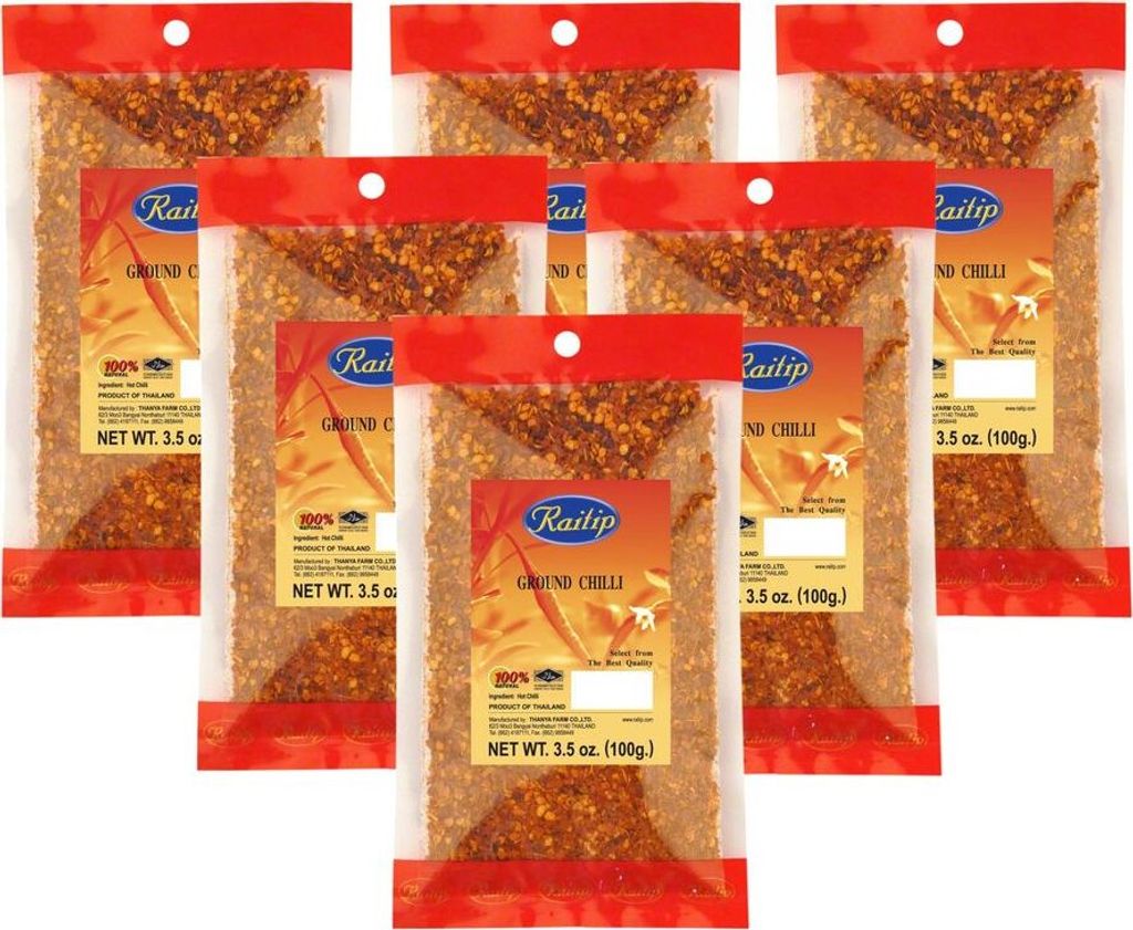 6er Pack RAITIP grob gemahlene Chilischoten (6x 100g) | Produktbild 