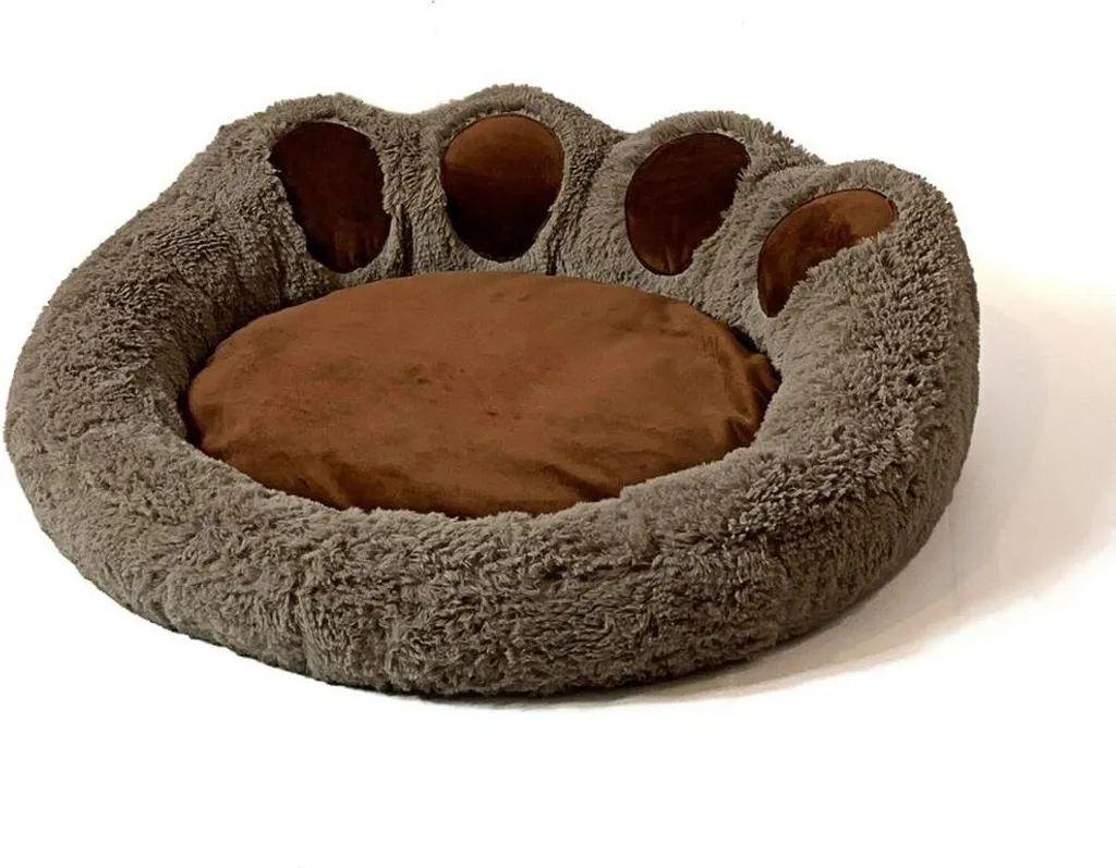 Gogift Pawpaw Brun Lit XL 75x75 cm pour Grand Chat et Chien Moyen