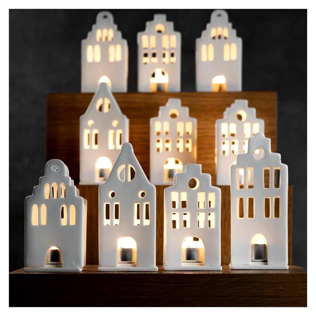 Räder Design - Mini Lichthaus Stadthaus 6 x 6 x 13,5 cm