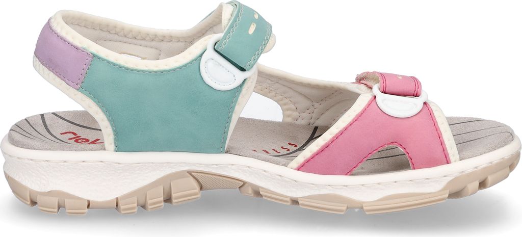 Rieker Damen Sandale bunt Trekking Outdoor gepolstert Produktbild 75