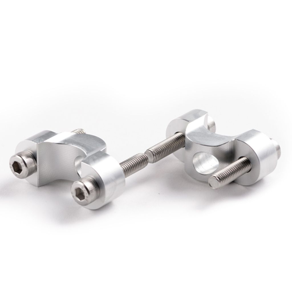 Aluminium Lenkererhöhung Half-Moon Spacer 28/28 +15 mm