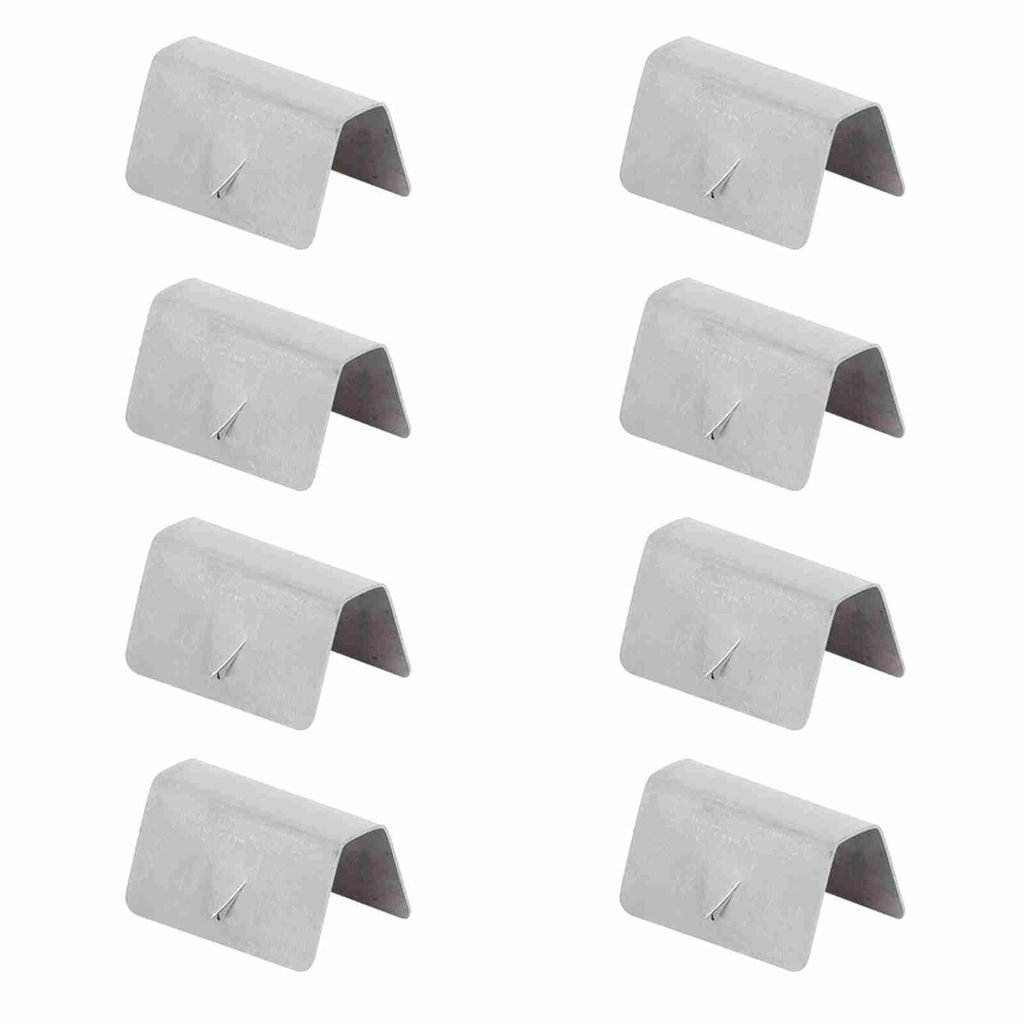 8Pcs Auto Wind Regen Deflektor Kanal Edelstahl Befestigung Halte Clips Fit für HEKO G3