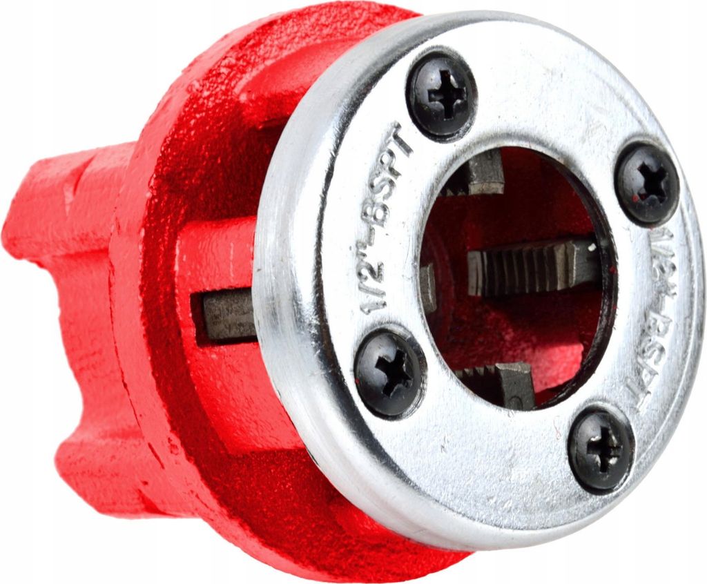 GEKO | Rohrgewindewerkzeug, 3/4", Ratsche Rohreinfädler, Schneideisen Ratsche Rohr, Gewindeschneidwerkzeug-Set, Gewindeschneidkopf