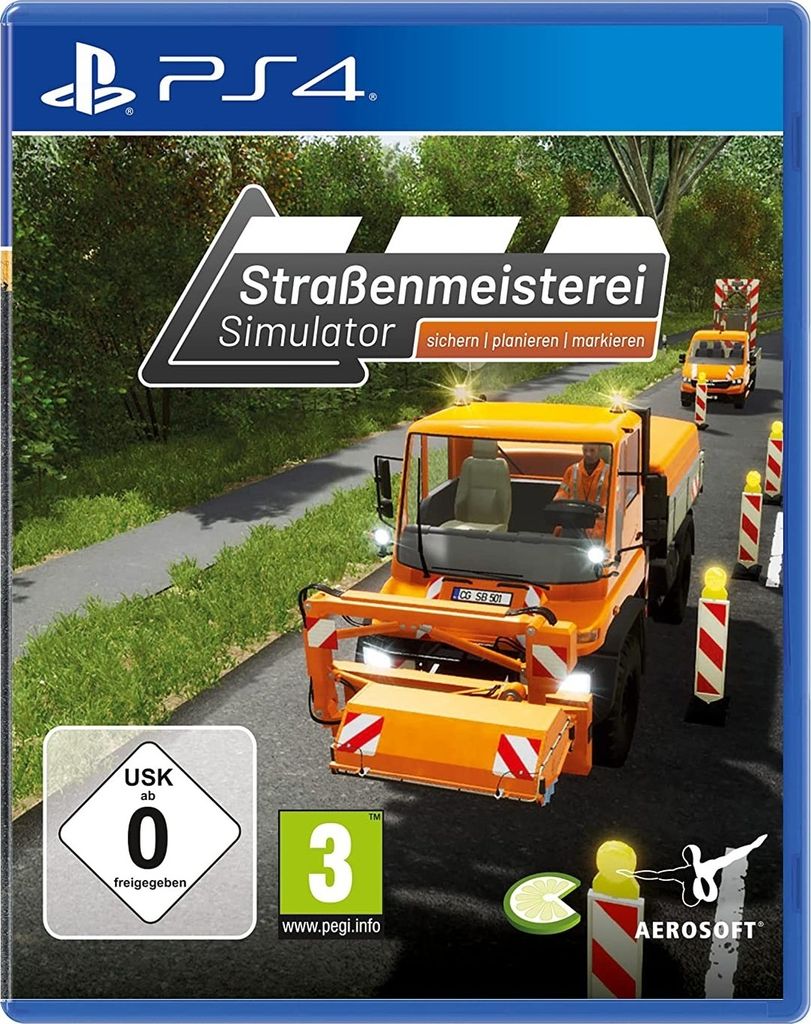 Straßenmeisterei Simulator (PlayStation PS4) Produktbild 