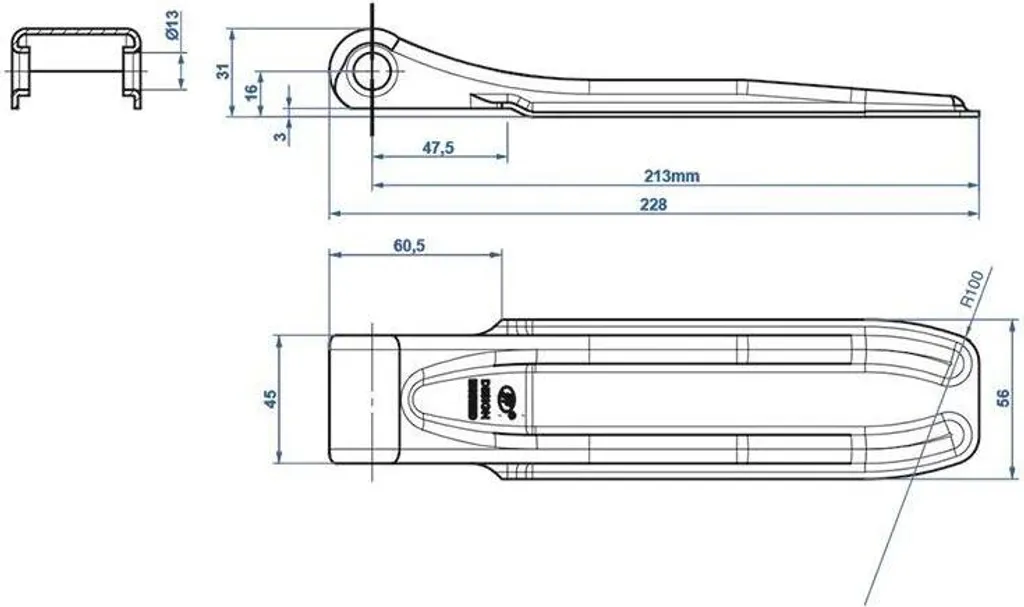 Cerniera per rimorchio SPP ZW-01.220A - 2