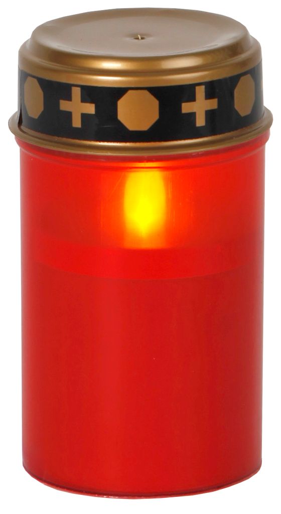 Heitronic LED Grablicht, batteriebetrieben, Kerzeneffekt