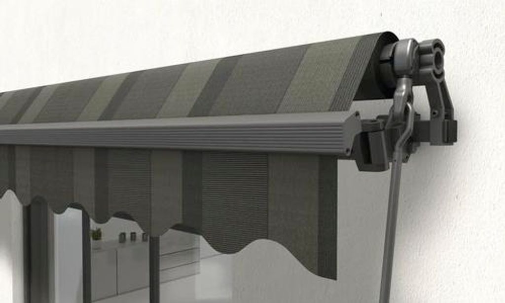 Spettmann BASIS Markise Kurbel 300 x 200 cm Anth Dessin Produktbild 