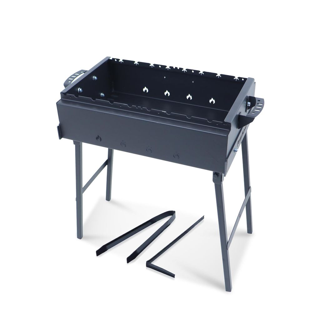 Mangal SchaschlykOFF 50 für 8 Spieße, klappbar, 2 mm Stahl Produktbild 