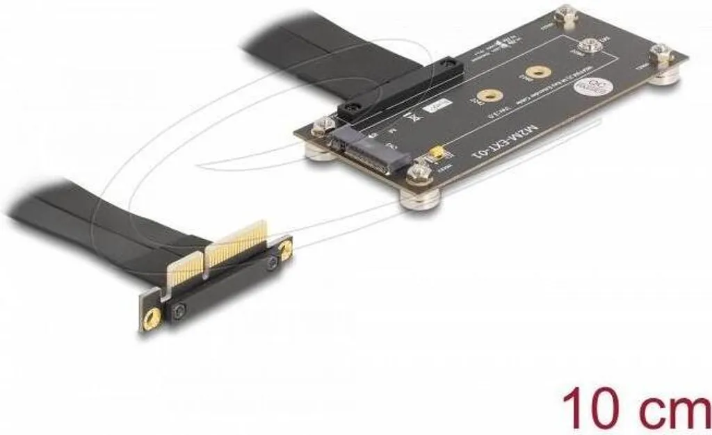 Delock 81502 Adattatore PCIe 3.0 x4 a M.2 Key M 90° Angolato - Shop