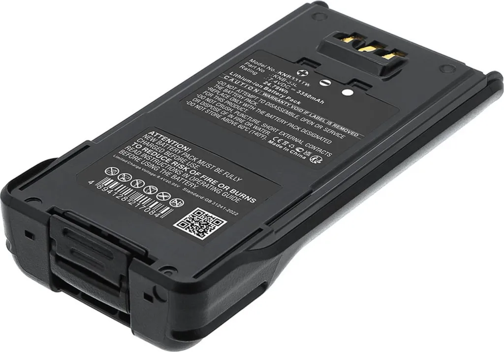 Batterie Kenwood KNB-33L : Résolvez les Problèmes de Charge TK-3180