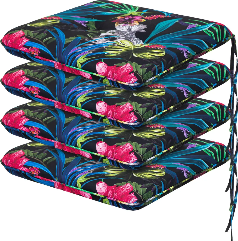 PillowPrim Bella Cuscini Seduta Reversibili 50x43cm - Set da 4