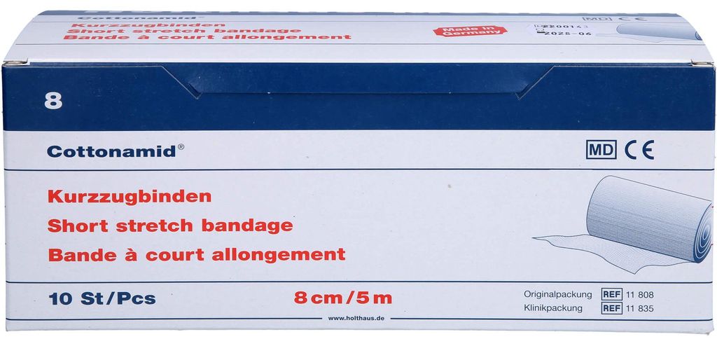 Benda elastica Cotoneamid 8 cmx5 m 10 pz Immagine del prodotto 