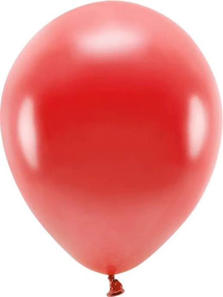 Ballons Rouges Métallisés Écologiques 26cm - Haute Résistance par 100