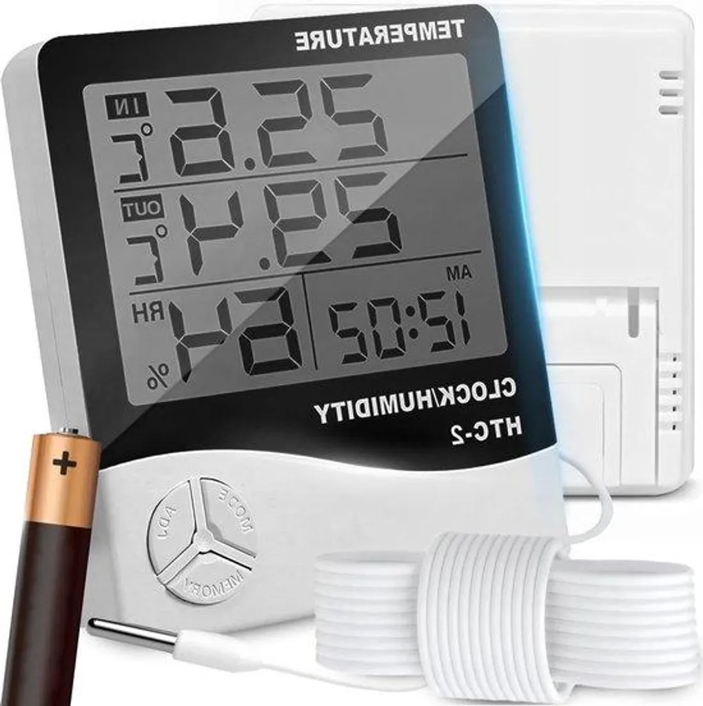 Thermo-hygromètre anti-moisissure pour mesurer l'humidité de l'air ambiant