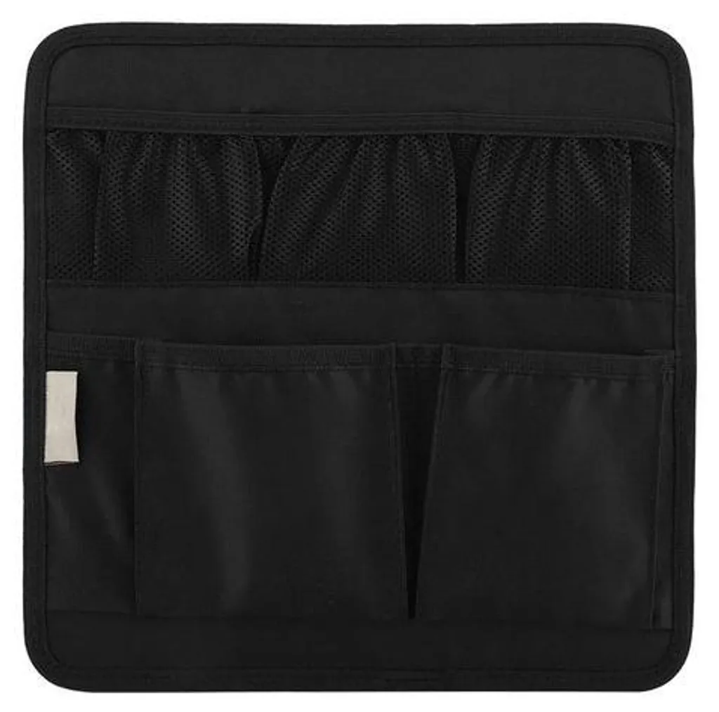 Sac de rangement voyage en nylon noir - Organiseur bagage compartimenté