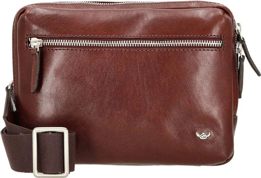 Sac banane en cuir de vachette Colorado robuste avec zip solide