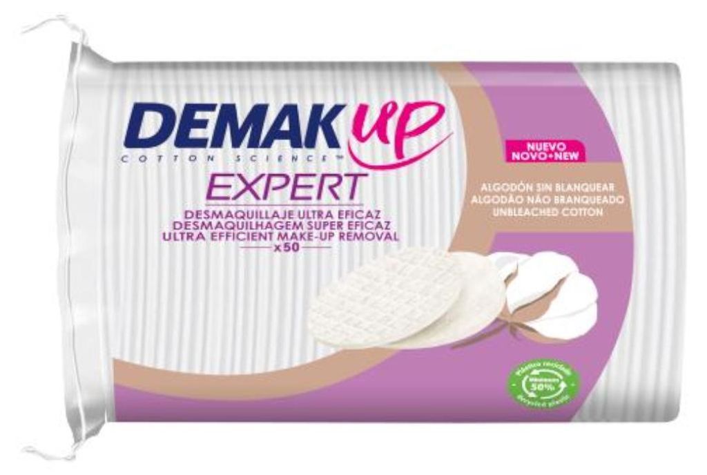 Demak Up Pads Duo+ 50 pièces, disques de coton Image du produit 