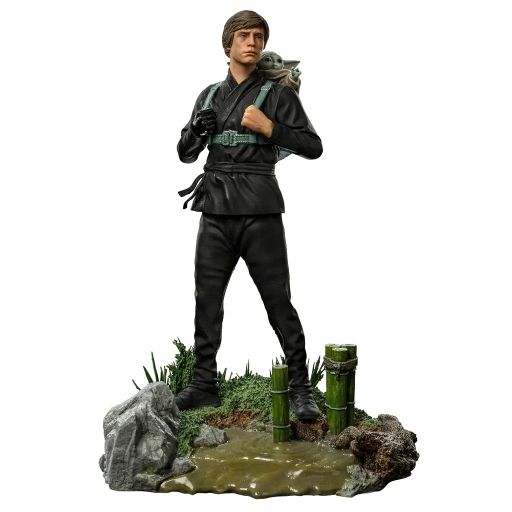 Statue Luke Skywalker et Grogu 1/10 : La Fidélité Star Wars Garantie