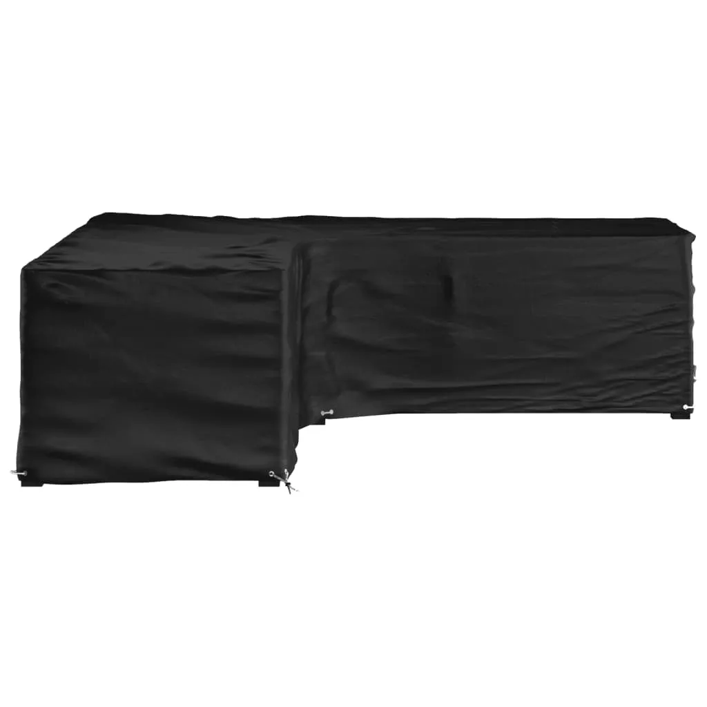 SYFAX Copertura Mobili Giardino a L 285x285x70cm Impermeabile 16 Occhielli