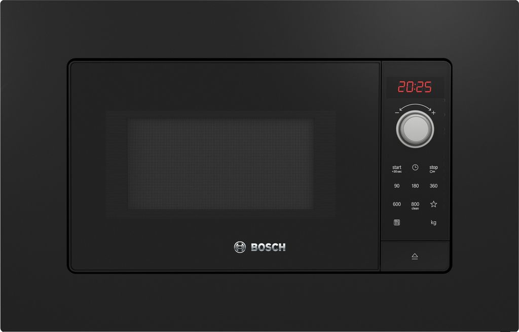 Bosch Einbau-Mikrowelle Schwarz, 60x38cm BFL623MB3 Produktbild