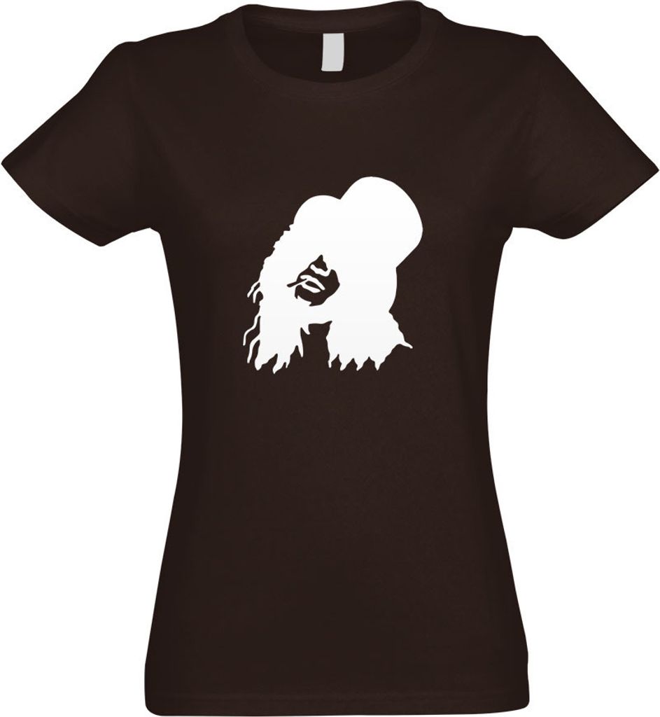 Kiwistar - T-Shirt tailliert - Damen - Chocolate - Rockmusiker Rockband - mit Motiv Bedruckt - Funshirt Design - Sport - Freizeit - Damen - L