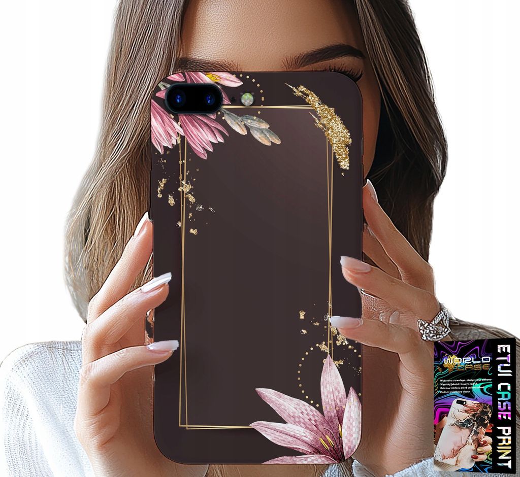 Etui Für Iphone ( 7 Plus ) - Floral Elegantes Muster Etui