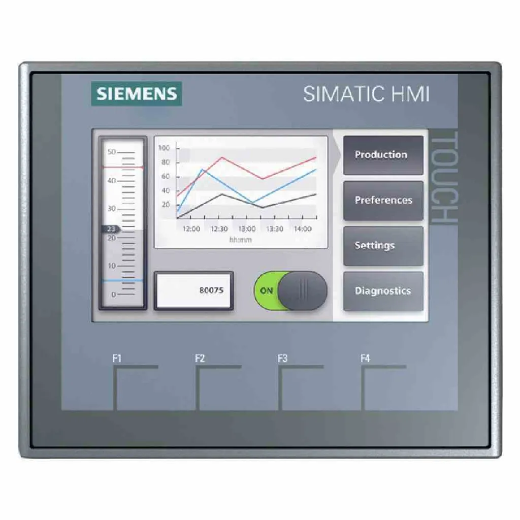 Siemens 6AV2123-2DB03-0AX0 Panel HMI Couleur avec Interface PROFINET IP65