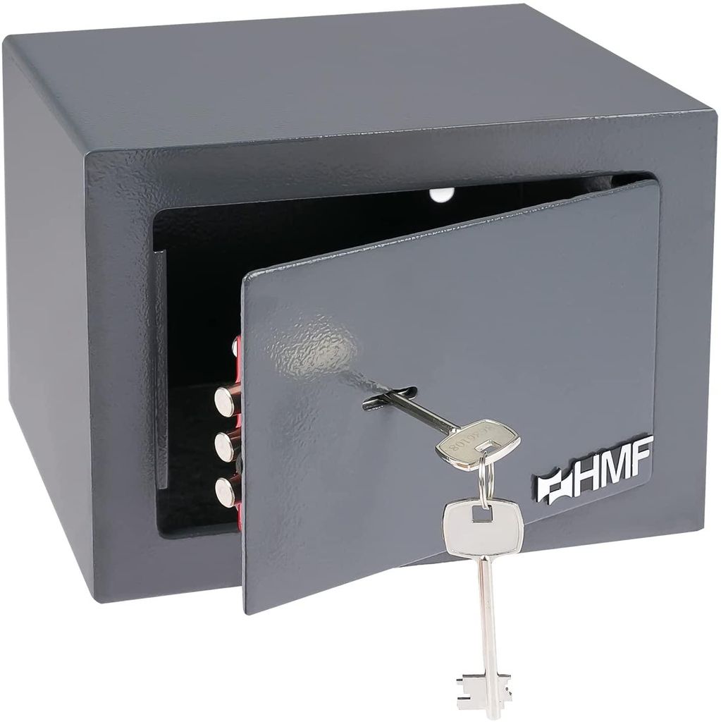 Mały sejf na klucz, sejf meblowy, HMF 49216, 23 x 17 x 17 Zdjęcie produktu 