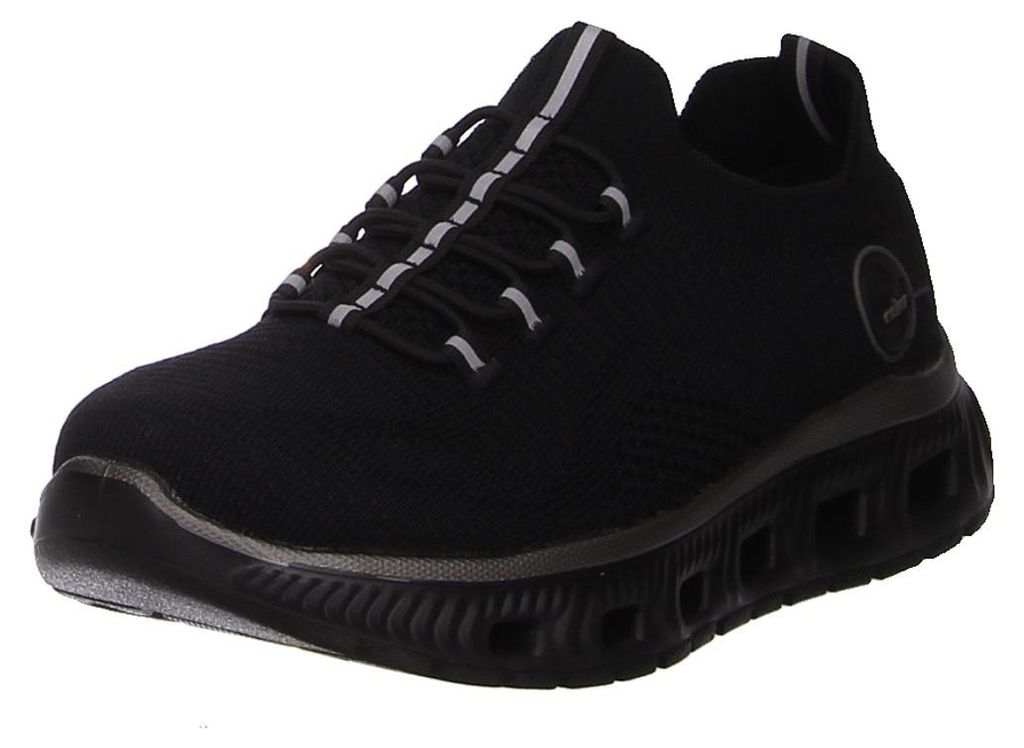 Rieker Sporthalbschuhe Formsohle modisch in schwarz, Gr. 40