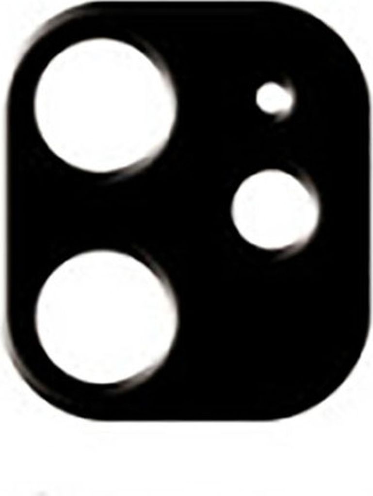 Eiger, Kamera-Schutz für Apple iPhone 12 Mini aus Premium 3D Hartglas, Transparentes Schwarz