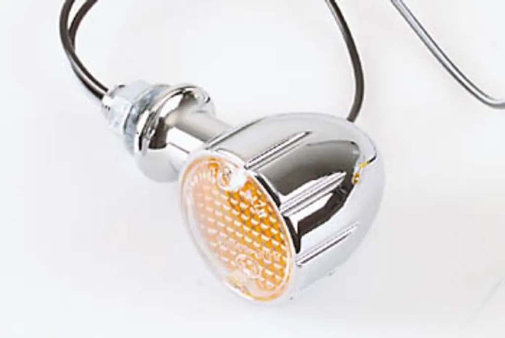 Ampoules HIGHSIDER smart Arizona mini-clignotants chromés orange (paire)