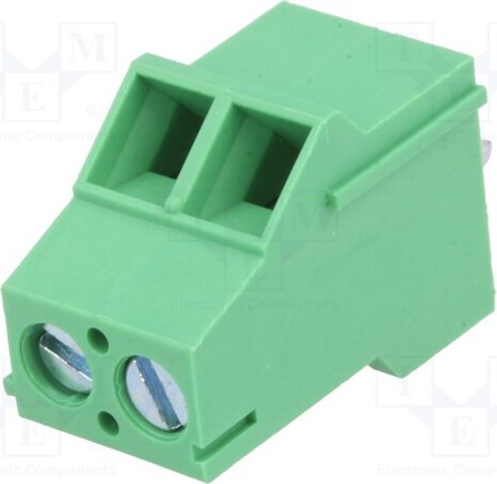 1x Klemmleiste für DG504-5.08-02P-14-00AH Klemmleisten für 5,08mm gewinkelt Wege: 2